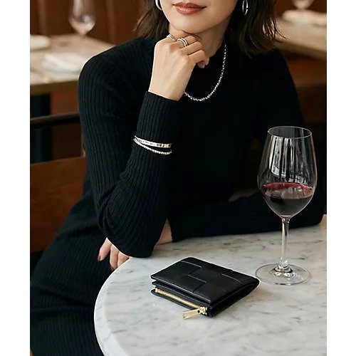 【スタイルデリ/STYLE DELI】の【DELI by】編み込みリアルレザー二つ折りウォレット 人気、トレンドファッション・服の通販 founy(ファニー) 　ファッション　Fashion　レディースファッション　Fashion for Women　ウォレット　Wallet　コイン　Coin, Coin Design　ベーシック　Basic, Essential　ポケット　Pocket, Pocket Detail　リアル　Real, Realistic　other-3|ID: prp329100004825680 ipo3291000000035106657