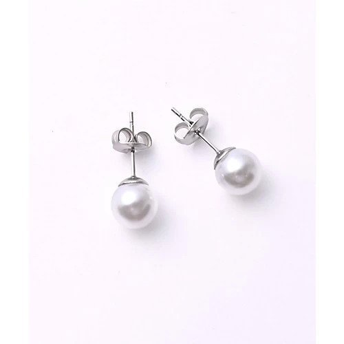 【スタイルデリ/STYLE DELI】の【DELI by】ミニパールスタッドピアス インテリア・キッズ・メンズ・レディースファッション・服の通販 founy(ファニー) 　ファッション　Fashion　レディースファッション　Fashion for Women　イヤーカフ　Ear Cuffs　バランス　Balance, Style Balance　パール　Pearl, Pearl Accent　フープ　Hoop, Hoop Earrings　ベーシック　Basic, Essential　シルバー|ID: prp329100004825684 ipo3291000000035106688