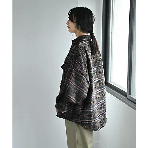 【スタイルデリ/STYLE DELI】の【BLK001】ビッグチェック柄シャツジャケット 人気、トレンドファッション・服の通販 founy(ファニー) ファッション Fashion レディースファッション Fashion for Women アウター Coat / Outerwear Collection レディースジャケット・軽アウター Jackets 秋 Autumn カーディガン Cardigan, Knitwear ジャケット Jacket, Outerwear スラックス Slacks, Dress Pants チェック Check, Plaid, Tartan バランス Balance, Style Balance ビッグ Big, Oversized フラップ Flap, Flap Pocket ベーシック Basic, Essential ポケット Pocket, Pocket Detail 無地 Plain, Solid Color ワイド Wide, Wide Fit 冬 Winter / This Winter おすすめ Recommended / Our Picks other-3|ID: prp329100004825685 ipo3291000000035106695