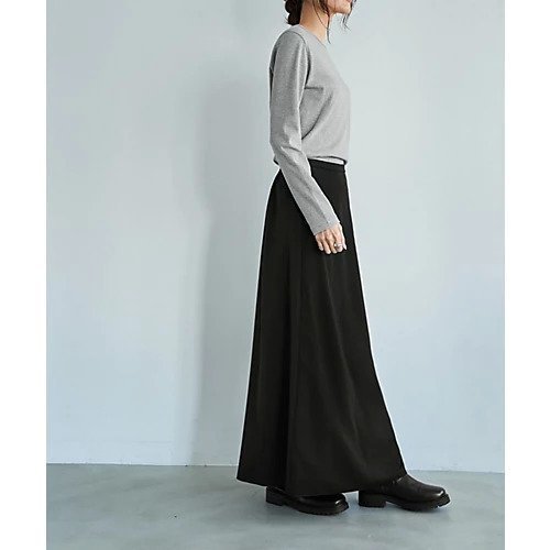 【スタイルデリ/STYLE DELI】のナローAラインロングスカート 人気、トレンドファッション・服の通販 founy(ファニー) 　ファッション　Fashion　レディースファッション　Fashion for Women　スカート　Skirts　ロングスカート　Long Skirts / Maxi & Midi Skirts　くるぶし　Ankle-Length　シューズ　Shoes, Footwear　シンプル　Simple, Minimal　ジャケット　Jacket, Outerwear　スニーカー　Sneakers, Trainers　スリット　Slit, Slit Detail　スーツ　Suit, Formalwear　定番　Standard, Basic Item　フラット　Flat, Flat Shoes　ポケット　Pocket, Pocket Detail　ミドル　Middle Length, Mid Height　ループ　Loop, Loop Knit　ロング　Long, Long-Length　other-3|ID: prp329100004826338 ipo3291000000035116014