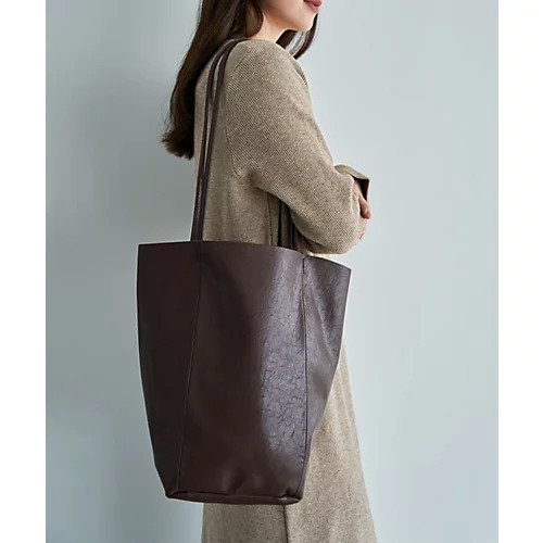 【スタイルデリ/STYLE DELI】の本革切りっぱなしバケツトートバッグ インテリア・キッズ・メンズ・レディースファッション・服の通販 founy(ファニー) 　ファッション　Fashion　レディースファッション　Fashion for Women　バッグ　Bags　軽量　Lightweight, Ultra Light　シルバー　Silver, Metallic Silver　シンプル　Simple, Minimal　ストライプ　Stripe, Striped Pattern　定番　Standard, Basic Item　ポケット　Pocket, Pocket Detail　ポーチ　Pouch, Small Case　ブラウン|ID: prp329100004826343 ipo3291000000035116075