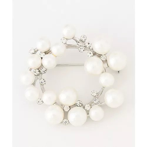 【エニー/ANY】のサークルパールブローチ 人気、トレンドファッション・服の通販 founy(ファニー) 　ファッション　Fashion　レディースファッション　Fashion for Women　おすすめ　Recommended / Our Picks　サークル　Circle, Round Design　ジャケット　Jacket, Outerwear　ストール　Stole, Wrap　セレモニー　Ceremony　パール　Pearl, Pearl Accent　ビジュー　Bijou, Jewel-like Accent　ブローチ　Brooch, Pin Brooch　ワンポイント　One Point, Statement Accent　other-2|ID: prp329100004827178 ipo3291000000035125203