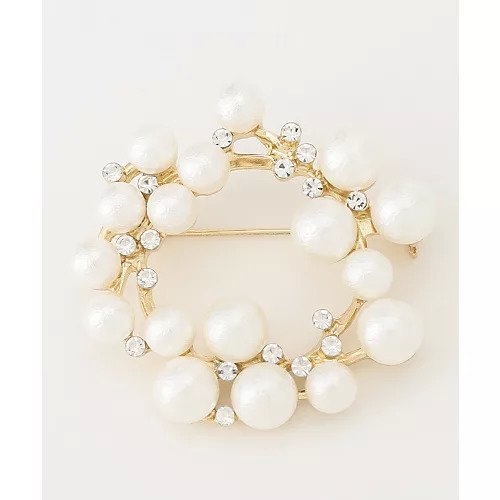 【エニー/ANY】のサークルパールブローチ 人気、トレンドファッション・服の通販 founy(ファニー) 　ファッション　Fashion　レディースファッション　Fashion for Women　おすすめ　Recommended / Our Picks　サークル　Circle, Round Design　ジャケット　Jacket, Outerwear　ストール　Stole, Wrap　セレモニー　Ceremony　パール　Pearl, Pearl Accent　ビジュー　Bijou, Jewel-like Accent　ブローチ　Brooch, Pin Brooch　ワンポイント　One Point, Statement Accent　other-3|ID: prp329100004827178 ipo3291000000035125206