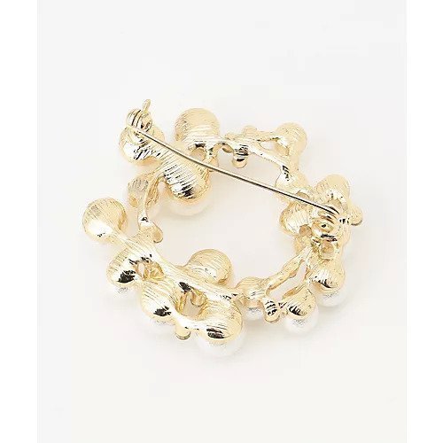 【エニー/ANY】のパールサークルブローチ 人気、トレンドファッション・服の通販 founy(ファニー) 　ファッション　Fashion　レディースファッション　Fashion for Women　サークル　Circle, Round Design　ジャケット　Jacket, Outerwear　ストール　Stole, Wrap　セレモニー　Ceremony　パール　Pearl, Pearl Accent　ブローチ　Brooch, Pin Brooch　ワンポイント　One Point, Statement Accent　other-3|ID: prp329100004827185 ipo3291000000035125242