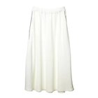 【プレインピープル/PLAIN PEOPLE】のクレーターダブルフェイスフレアスカート ホワイト|ID: prp329100004828077 ipo3291000000035135998