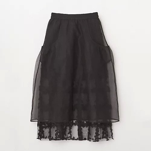 【バウムウンドヘルガーデン/BAUM UND PFERDGARTEN】のSEVARA インテリア・キッズ・メンズ・レディースファッション・服の通販 founy(ファニー) ファッション Fashion レディースファッション Fashion for Women エレガント 上品 Elegant オーガンジー Organza Fabric シアー Sheer, See-Through スウェット / スエット Sweatshirt, Sweatwear フィット Fit, Slim Fit ミニスカート Mini Skirt, Short Skirt 洗える Machine Washable Black|ID: prp329100004828080 ipo3291000000035136024