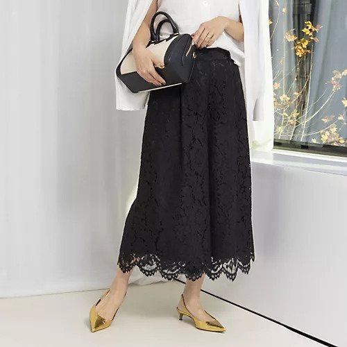 【ノーリーズ/NOLLEY'S】のクロップドワイドレースパンツ インテリア・キッズ・メンズ・レディースファッション・服の通販 founy(ファニー) https://founy.com/ ファッション Fashion レディースファッション Fashion for Women パンツ Pants & Trousers 2026年 2026 カーディガン Cardigan, Knitwear シンプル Simple, Minimal ジャケット Jacket, Outerwear ポケット Pocket, Pocket Detail ループ Loop, Loop Knit レース Lace, Lace Fabric |ID: prp329100004828171 ipo3291000000035136948