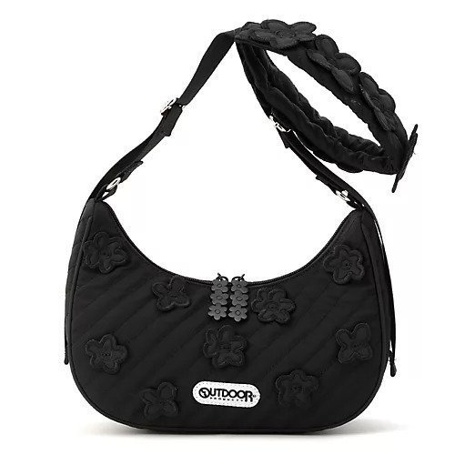 【ミュベール/MUVEIL】のアウトドアコラボショルダーバッグ インテリア・キッズ・メンズ・レディースファッション・服の通販 founy(ファニー) 　ファッション　Fashion　レディースファッション　Fashion for Women　バッグ　Bags　キルティング　Quilted, Quilting　ドット　Polka Dot, Dot Pattern　バイアス　Bias, Diagonal Cut　フラワー　Flower, Floral　モチーフ　Motif, Design Theme　ラップ　Wrap, Wrap Design　手描き　Hand-Drawn, Illustrated　black|ID: prp329100004828173 ipo3291000000035136969