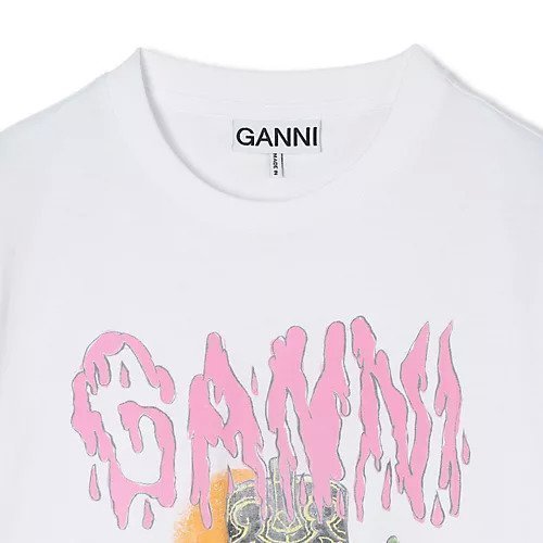 【ガニー/GANNI】のBasic Cotton Jersey T-shirt Boots Print 人気、トレンドファッション・服の通販 founy(ファニー) 　ファッション　Fashion　レディースファッション　Fashion for Women　トップス・カットソー　Cut & Sew Tops　シャツ・ブラウス・オフィスカジュアル　Elegant Blouses & Button-Ups　ロングTシャツ・Tシャツ　Longline T-Shirts & Tees　ウエスタン　Western Style　グラフィック　Graphic, Graphic Design　半袖　Short Sleeve, Half Sleeve　洗える　Machine Washable　other-3|ID: prp329100004828955 ipo3291000000036050460