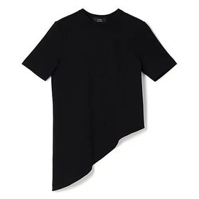 【スアデオ/suadeo】 【神山まりあさんコラボ】アシンメトリーTシャツ人気、トレンドファッション・服の通販 founy(ファニー) ファッション Fashion レディースファッション Fashion for Women トップス・カットソー Cut & Sew Tops シャツ・ブラウス・オフィスカジュアル Elegant Blouses & Button-Ups ロングTシャツ・Tシャツ Longline T-Shirts & Tees アシンメトリー Asymmetrical Style インナー Innerwear カッティング Cutting Detail コラボ Collaboration, Collab シンプル Simple, Minimal ジャケット Jacket, Outerwear エレガント 上品 Elegant 洗える Machine Washable |ID:prp329100004828959