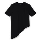 【スアデオ/suadeo】の【神山まりあさんコラボ】アシンメトリーTシャツ ブラック|ID: prp329100004828959 ipo3291000000036312463