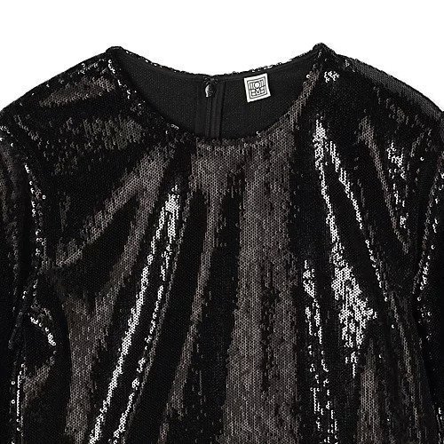 【トーテム/TOTEME】のSequin top 人気、トレンドファッション・服の通販 founy(ファニー) 　ファッション　Fashion　レディースファッション　Fashion for Women　ワンピース　Dresses　クラシカル　Classical, Vintage-Inspired　スパンコール　Sequins, Sequin Embellishment　フィット　Fit, Slim Fit　長袖　Long Sleeve, Full Sleeve　other-3|ID: prp329100004828965 ipo3291000000035145791