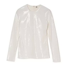 【トーテム/TOTEME】のSequin top 人気、トレンドファッション・服の通販 founy(ファニー) ファッション Fashion レディースファッション Fashion for Women ワンピース Dresses クラシカル Classical, Vintage-Inspired スパンコール Sequins, Sequin Embellishment フィット Fit, Slim Fit 長袖 Long Sleeve, Full Sleeve |ID:prp329100004828965