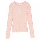 【ガニー/GANNI】のSoft Cotton Stripe Rib Longsleeve Chalk Pink|ID: prp329100004828967 ipo3291000000035145799