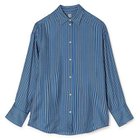 【トーテム/TOTEME】のOversized striped shirt BLUE/NAVY|ID: prp329100004828977 ipo3291000000035145876