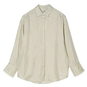 【トーテム/TOTEME】のOversized striped shirt 人気、トレンドファッション・服の通販 founy(ファニー) ファッション Fashion レディースファッション Fashion for Women トップス・カットソー Cut & Sew Tops シャツ・ブラウス・オフィスカジュアル Elegant Blouses & Button-Ups シルク Silk, 100% Silk ダウン Down, Puffer マニッシュ Mannish, Boyish 今季 This Season, Current Season |ID:prp329100004828978