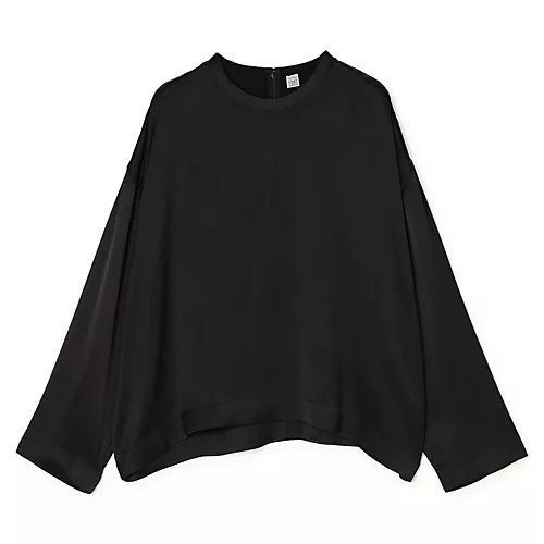 【トーテム/TOTEME】のBoxy satin top 人気、トレンドファッション・服の通販 founy(ファニー) 　ファッション　Fashion　レディースファッション　Fashion for Women　ワンピース　Dresses　サテン　Satin, Glossy Fabric　ボックス　Boxy, Box Shape　ロング　Long, Long-Length　 other-1|ID: prp329100004828982 ipo3291000000035145909