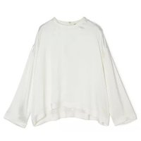 【トーテム/TOTEME】のBoxy satin top 人気、トレンドファッション・服の通販 founy(ファニー) ファッション Fashion レディースファッション Fashion for Women ワンピース Dresses サテン Satin, Glossy Fabric ボックス Boxy, Box Shape ロング Long, Long-Length |ID:prp329100004828982