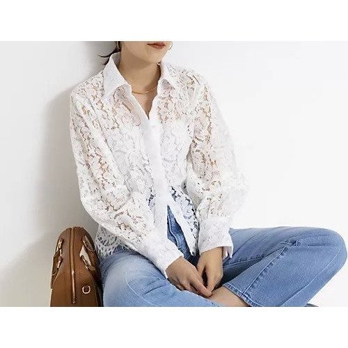 【ノーリーズ/NOLLEY'S】のレースシャツ 人気、トレンドファッション・服の通販 founy(ファニー) 　ファッション　Fashion　レディースファッション　Fashion for Women　トップス・カットソー　Cut & Sew Tops　シャツ・ブラウス・オフィスカジュアル　Elegant Blouses & Button-Ups　2026年　2026　おすすめ　Recommended / Our Picks　インナー　Innerwear　カフス　Cuff Design　ショート　Short, Short Length　デニム　Denim, Jeans Material　レース　Lace, Lace Fabric　今季　This Season, Current Season　春　Spring　other-2|ID: prp329100004828991 ipo3291000000035145976