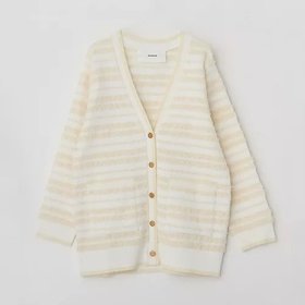 【アダワス/ADAWAS】 【HPS別注】TEXTURED STRIPE CARDIGAN人気、トレンドファッション・服の通販 founy(ファニー) ファッション Fashion レディースファッション Fashion for Women トップス・カットソー Cut & Sew Tops カーディガン・羽織り Layered Style Cardigans カーディガン Cardigan, Knitwear ジャケット Jacket, Outerwear ツイード Twill, Twill Weave フラット Flat, Flat Shoes 人気 Popular, Best Seller 別注 Limited Edition, Custom Order 春 Spring |ID:prp329100004829016