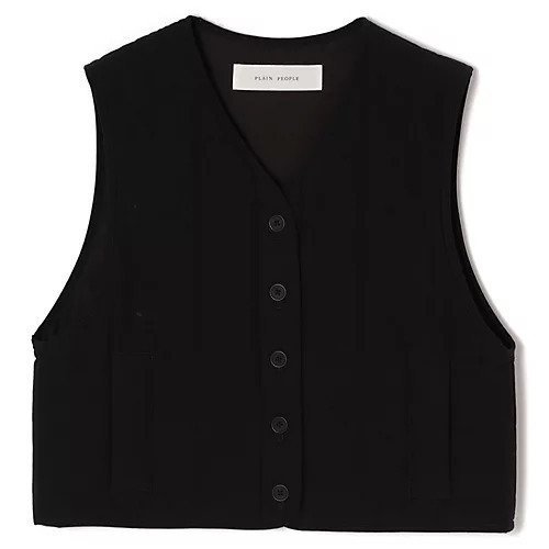 【プレインピープル/PLAIN PEOPLE】のコットンキルティングべスト インテリア・キッズ・メンズ・レディースファッション・服の通販 founy(ファニー) ファッション Fashion レディースファッション Fashion for Women キルティング Quilted, Quilting コンパクト Compact, Small Size バランス Balance, Style Balance ベスト Vest, Waistcoat ブラック|ID: prp329100004829023 ipo3291000000035146235
