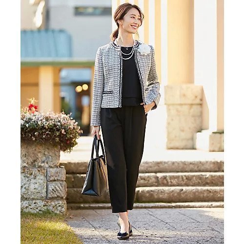 【エニー/ANY】の【セレモニー】エステルソフトストレッチ セットアップ インテリア・キッズ・メンズ・レディースファッション・服の通販 founy(ファニー) 　ファッション　Fashion　レディースファッション　Fashion for Women　セットアップ　Matching Sets　ストレッチ　Stretch, Stretchy Fabric　セットアップ　Set-Up, Coordinated Outfit　セレモニー　Ceremony　フェミニン　Feminine, Girly　フロント　Front, Front Design　レース　Lace, Lace Fabric　人気　Popular, Best Seller　ビジネス 仕事 通勤　Business / Work / Commuting　ブラック系|ID: prp329100004829056 ipo3291000000035146453