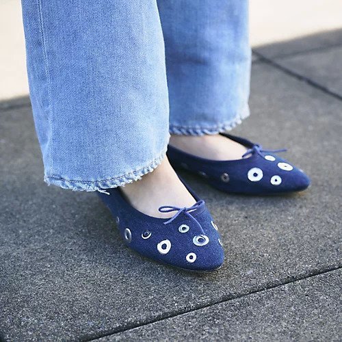 【レペット/repetto】のCENDRILLON POINTUE 人気、トレンドファッション・服の通販 founy(ファニー) 　ファッション　Fashion　レディースファッション　Fashion for Women　アイレット　Eyelet Lace　デニム　Denim, Jeans Material　モダン　Modern, Contemporary　定番　Standard, Basic Item　春　Spring　other-3|ID: prp329100004829065 ipo3291000000035146514