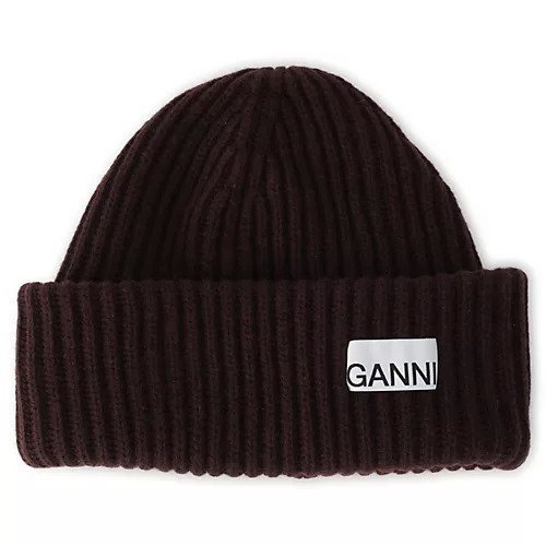 【ガニー/GANNI】のStructured Rib Beanie インテリア・キッズ・メンズ・レディースファッション・服の通販 founy(ファニー) ファッション Fashion レディースファッション Fashion for Women シンプル Simple, Minimal バランス Balance, Style Balance パッチ Patch, Appliqué ワンポイント One Point, Statement Accent Chocolate Plum|ID: prp329100004829073 ipo3291000000035146578