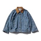 【バウムウンドヘルガーデン/BAUM UND PFERDGARTEN】のBAYSON 人気、トレンドファッション・服の通販 founy(ファニー) ファッション Fashion レディースファッション Fashion for Women おすすめ Recommended / Our Picks ウエスタン Western Style ショルダー Shoulder, Shoulder Strap ジャケット Jacket, Outerwear デニム Denim, Jeans Material ドロップ Drop Shoulder, Dropped Style ワーク Workwear, Utility Style 定番 Standard, Basic Item 洗える Machine Washable thumbnail Denim Suede Mix|ID: prp329100004829079 ipo3291000000035146628