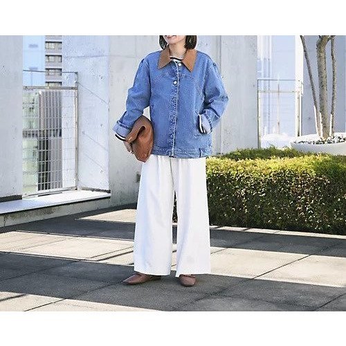 【バウムウンドヘルガーデン/BAUM UND PFERDGARTEN】のBAYSON 人気、トレンドファッション・服の通販 founy(ファニー) 　ファッション　Fashion　レディースファッション　Fashion for Women　おすすめ　Recommended / Our Picks　ウエスタン　Western Style　ショルダー　Shoulder, Shoulder Strap　ジャケット　Jacket, Outerwear　デニム　Denim, Jeans Material　ドロップ　Drop Shoulder, Dropped Style　ワーク　Workwear, Utility Style　定番　Standard, Basic Item　洗える　Machine Washable　other-2|ID: prp329100004829079 ipo3291000000035146630