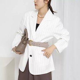 【ノーリーズ/NOLLEY'S】 ウォッシャブルストライプオーバージャケット人気、トレンドファッション・服の通販 founy(ファニー) ファッション Fashion レディースファッション Fashion for Women アウター Coat / Outerwear Collection レディースジャケット・軽アウター Jackets 2026年 2026 おすすめ Recommended / Our Picks ストレッチ Stretch, Stretchy Fabric トレンド Trend, Trending Now 春 Spring |ID:prp329100004829088