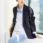 【ノーリーズ/NOLLEY'S】のウォッシャブルストライプオーバージャケット 人気、トレンドファッション・服の通販 founy(ファニー) ファッション Fashion レディースファッション Fashion for Women アウター Coat / Outerwear Collection レディースジャケット・軽アウター Jackets 2026年 2026 おすすめ Recommended / Our Picks ストレッチ Stretch, Stretchy Fabric トレンド Trend, Trending Now 春 Spring thumbnail ネイビー系1|ID: prp329100004829088 ipo3291000000035146711