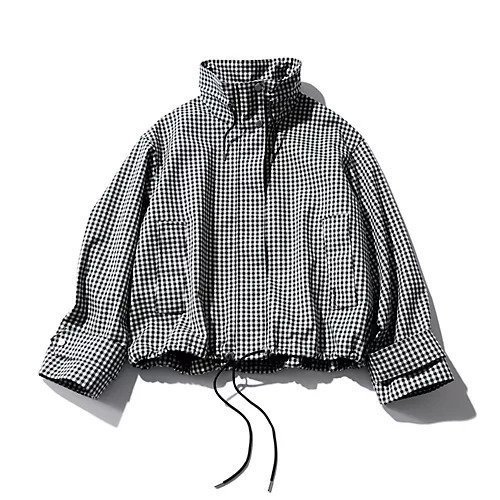 【バブアー/BARBOUR】のbarbour bronwyn check showerproof jacket 人気、トレンドファッション・服の通販 founy(ファニー) 　ファッション　Fashion　レディースファッション　Fashion for Women　アウター　Coat / Outerwear Collection　レディースジャケット・軽アウター　Jackets　ギンガム　Gingham, Gingham Fabric　スウェット / スエット　Sweatshirt, Sweatwear　スタンド　Stand Collar, Upright Stand　スポーティ　Sporty, Casual Athletic　チェック　Check, Plaid, Tartan　ドローコード　Drawcord, Drawstring Cord　フロント　Front, Front Design　ブルゾン　Blouson, Bomber Jacket　ボックス　Boxy, Box Shape　エレガント 上品　Elegant　 other-1|ID: prp329100004829095 ipo3291000000035146751