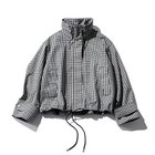 【バブアー/BARBOUR】のbarbour bronwyn check showerproof jacket 人気、トレンドファッション・服の通販 founy(ファニー) ファッション Fashion レディースファッション Fashion for Women アウター Coat / Outerwear Collection レディースジャケット・軽アウター Jackets ギンガム Gingham, Gingham Fabric スウェット / スエット Sweatshirt, Sweatwear スタンド Stand Collar, Upright Stand スポーティ Sporty, Casual Athletic チェック Check, Plaid, Tartan ドローコード Drawcord, Drawstring Cord フロント Front, Front Design ブルゾン Blouson, Bomber Jacket ボックス Boxy, Box Shape エレガント 上品 Elegant thumbnail navy gingham|ID: prp329100004829095 ipo3291000000035146752