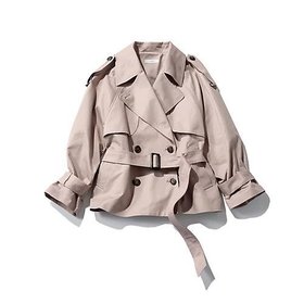 【スアデオ/suadeo】 【神山まりあさんコラボ】コンパクトショートトレンチ人気、トレンドファッション・服の通販 founy(ファニー) ファッション Fashion レディースファッション Fashion for Women おすすめ Recommended / Our Picks コラボ Collaboration, Collab トレンチ Trench, Trench Coat ボトム Bottoms, Lower Wear |ID:prp329100004829104