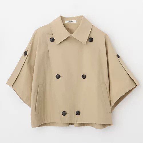 【エムティーモデリスト/mtmodelist】のショートトレンチジャケット インテリア・キッズ・メンズ・レディースファッション・服の通販 founy(ファニー) https://founy.com/ ファッション Fashion レディースファッション Fashion for Women アウター Coat / Outerwear Collection レディースジャケット・軽アウター Jackets ショルダー Shoulder, Shoulder Strap ショート Short, Short Length トレンチ Trench, Trench Coat ドロップ Drop Shoulder, Dropped Style ワッシャー Washer, Crinkled Finish |ID: prp329100004829105 ipo3291000000035146850