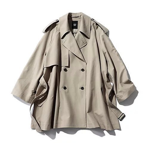 【バウト/BOWTE】のFINX COTTON DOUBLUE CLOTH OVER FIT HALF TRENCH COAT インテリア・キッズ・メンズ・レディースファッション・服の通販 founy(ファニー) https://founy.com/ ファッション Fashion レディースファッション Fashion for Women アウター Coat / Outerwear Collection コート・ロングコート・ピーコート Long Coats, Peacoats & More トレンチコート / 春秋の定番アウター Trench Coats トレンチ Trench, Trench Coat ドレス Dress, One-Piece ハーフ Half, Half-Length パターン Pattern, Design Print マニッシュ Mannish, Boyish エレガント 上品 Elegant |ID: prp329100004829107 ipo3291000000035146862