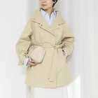 【ノーリーズソフィー/NOLLEY'S sophi】のウォッシャブルツイルスタンドコート 人気、トレンドファッション・服の通販 founy(ファニー) ファッション Fashion レディースファッション Fashion for Women アウター Coat / Outerwear Collection コート・ロングコート・ピーコート Long Coats, Peacoats & More 2026年 2026 スタンド Stand Collar, Upright Stand ストレッチ Stretch, Stretchy Fabric ストレート Straight, Straight Cut スリーブ Sleeve, Long Sleeve / Short Sleeve テーラード Tailored, Tailored Fit thumbnail ベージュ|ID: prp329100004829113 ipo3291000000035146901