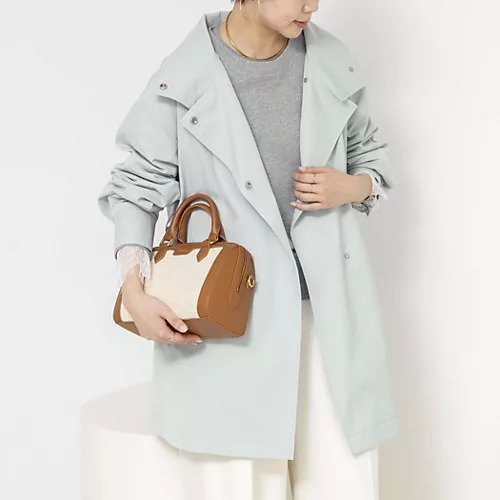 【ノーリーズソフィー/NOLLEY'S sophi】のウォッシャブルツイルスタンドコート インテリア・キッズ・メンズ・レディースファッション・服の通販 founy(ファニー) 　ファッション　Fashion　レディースファッション　Fashion for Women　アウター　Coat / Outerwear Collection　コート・ロングコート・ピーコート　Long Coats, Peacoats & More　2026年　2026　スタンド　Stand Collar, Upright Stand　ストレッチ　Stretch, Stretchy Fabric　ストレート　Straight, Straight Cut　スリーブ　Sleeve, Long Sleeve / Short Sleeve　テーラード　Tailored, Tailored Fit　ミントグリーン|ID: prp329100004829113 ipo3291000000035146903