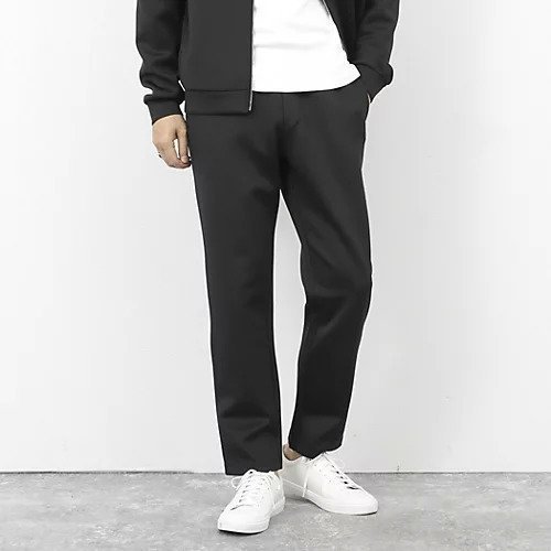 【ノーリーズ グッドマン/NOLLEY'S goodman / MEN】の《セットアップ対応》ダブルニットイージーパンツ 26SS インテリア・キッズ・メンズ・レディースファッション・服の通販 founy(ファニー) ファッション Fashion メンズファッション Fashion for Men ボトムス Bottoms 2026年 2026 セットアップ Set-Up, Coordinated Outfit ブラック|ID: prp329100004829119 ipo3291000000035146961