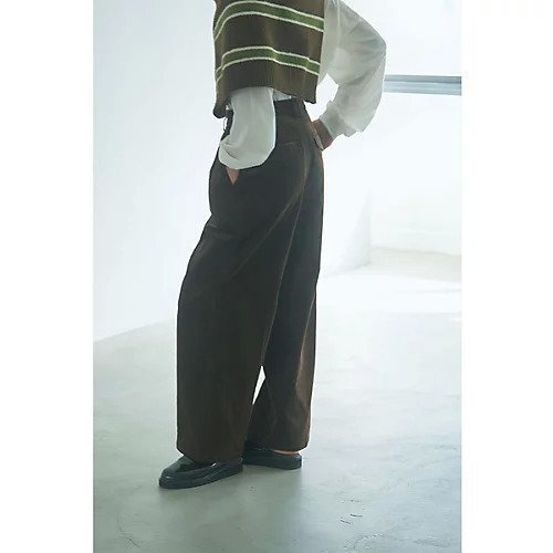 【マージュール/marjour】のCORDUROY TUCK PANTS インテリア・キッズ・メンズ・レディースファッション・服の通販 founy(ファニー) https://founy.com/ ファッション Fashion レディースファッション Fashion for Women パンツ Pants & Trousers コーデュロイ Corduroy, Cord Fabric ストレッチ Stretch, Stretchy Fabric バランス Balance, Style Balance ポケット Pocket, Pocket Detail メンズ Men's, Menswear ワイド Wide, Wide Fit ビジネス 仕事 通勤 Business / Work / Commuting 防寒 Cold Protection, Winter-Ready |ID: prp329100004829227 ipo3291000000035147606
