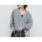 【ノーリーズ/NOLLEY'S】の5GノアリスVネックカーディガン ミディアムグレー|ID: prp329100004830082 ipo3291000000035157134