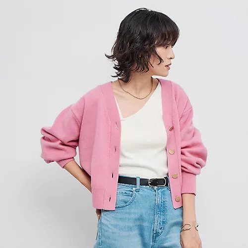 【ノーリーズ/NOLLEY'S】の5GノアリスVネックカーディガン インテリア・キッズ・メンズ・レディースファッション・服の通販 founy(ファニー) 　ファッション　Fashion　レディースファッション　Fashion for Women　トップス・カットソー　Cut & Sew Tops　カーディガン・羽織り　Layered Style Cardigans　Vネックトップス　V-Neck Tops / V-Cut Neckline Shirts　2025年　2025　2025-2026秋冬・A/W　Autumn/Winter 2025–26 AW25–26　カーディガン　Cardigan, Knitwear　ストレッチ　Stretch, Stretchy Fabric　スリーブ　Sleeve, Long Sleeve / Short Sleeve　ロング　Long, Long-Length　ピンク|ID: prp329100004830082 ipo3291000000035157139