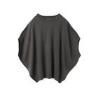 【ミズイロ インド/mizuiro ind】のコクーンワイドベスト チャコールグレー|ID: prp329100004830083 ipo3291000000035317205