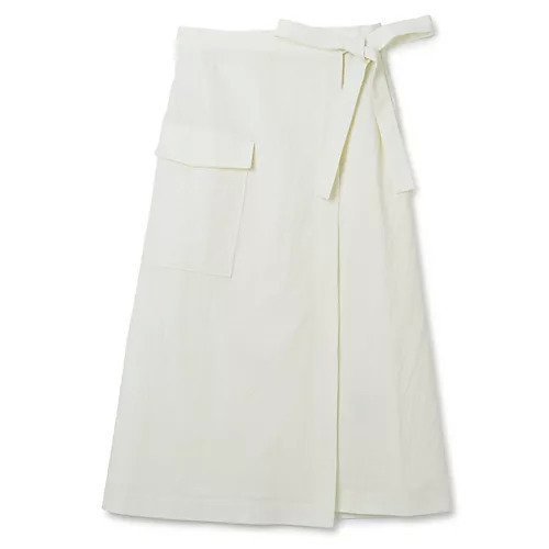 【プレインピープル/PLAIN PEOPLE】のコットン混ラップスカート 人気、トレンドファッション・服の通販 founy(ファニー) ファッション Fashion レディースファッション Fashion for Women スカート Skirts おすすめ Recommended / Our Picks カットソー Cut and Sewn Top シンプル Simple, Minimal ストレート Straight, Straight Cut ラップ Wrap, Wrap Design 洗える Machine Washable other-1|ID: prp329100004830665 ipo3291000000035165080