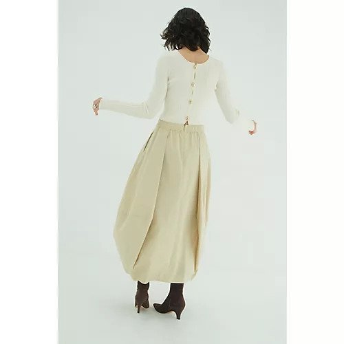 【クラネ/CLANE】のCOCOON VOLUME SKIRT 人気、トレンドファッション・服の通販 founy(ファニー) ファッション Fashion レディースファッション Fashion for Women スカート Skirts ストレッチ Stretch, Stretchy Fabric フォルム Silhouette, Form other-3|ID: prp329100004831958 ipo3291000000035183391