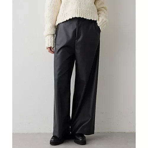 【ウィムガゼット/Whim Gazette】のレザーライクパンツ 人気、トレンドファッション・服の通販 founy(ファニー) 　ファッション　Fashion　レディースファッション　Fashion for Women　パンツ　Pants & Trousers　2026年　2026　ワイド　Wide, Wide Fit　冬　Winter / This Winter　other-3|ID: prp329100004831965 ipo3291000000035183442