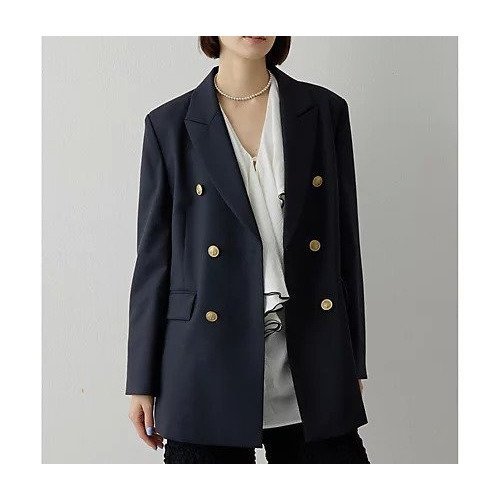 【ウィムガゼット/Whim Gazette】のマリンテーラードジャケット 人気、トレンドファッション・服の通販 founy(ファニー) ファッション Fashion レディースファッション Fashion for Women アウター Coat / Outerwear Collection レディースジャケット・軽アウター Jackets テーラードジャケット / 通勤・きれいめスタイル Tailored Jackets & Blazers 2026年 2026 おすすめ Recommended / Our Picks オックス Oxford Fabric ジャケット Jacket, Outerwear ストライプ Stripe, Striped Pattern セットアップ Set-Up, Coordinated Outfit ダブル Double, Double-Breasted 定番 Standard, Basic Item other-1|ID: prp329100004831984 ipo3291000000035183570