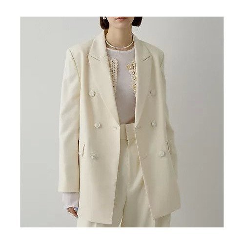 【ウィムガゼット/Whim Gazette】のマリンテーラードジャケット インテリア・キッズ・メンズ・レディースファッション・服の通販 founy(ファニー) ファッション Fashion レディースファッション Fashion for Women アウター Coat / Outerwear Collection レディースジャケット・軽アウター Jackets テーラードジャケット / 通勤・きれいめスタイル Tailored Jackets & Blazers 2026年 2026 おすすめ Recommended / Our Picks オックス Oxford Fabric ジャケット Jacket, Outerwear ストライプ Stripe, Striped Pattern セットアップ Set-Up, Coordinated Outfit ダブル Double, Double-Breasted 定番 Standard, Basic Item オフホワイト|ID: prp329100004831984 ipo3291000000035183574