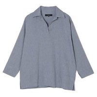 【フローレント/FLORENT】のDENIM CHAMBRAY SKIPPER BLOUSE 人気、トレンドファッション・服の通販 founy(ファニー) ファッション Fashion レディースファッション Fashion for Women おすすめ Recommended / Our Picks シャンブレー Chambray, Denim-Like Fabric スキッパー Skipper, Open Collar セットアップ Set-Up, Coordinated Outfit 洗える Machine Washable |ID:prp329100004832098